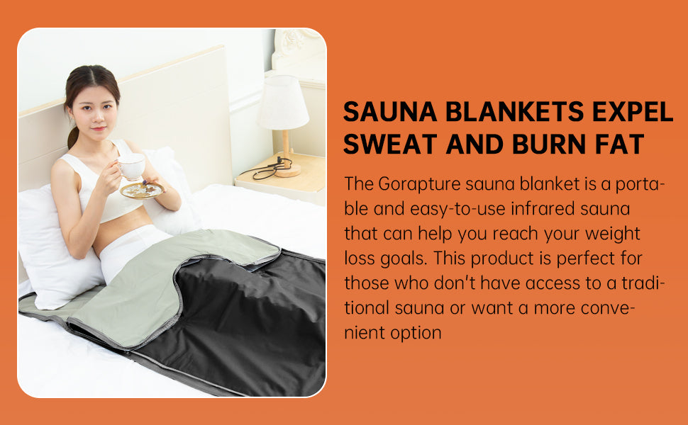 Udinek  Sauna Blanket with Remote Control