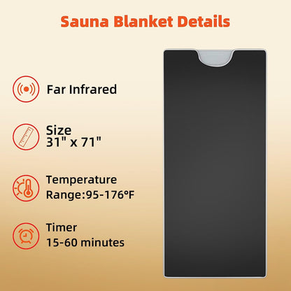 Udinek Infrared Sauna Blanket for Detoxification