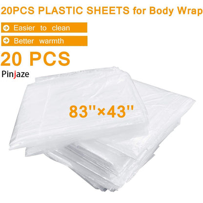 Pinjaze 20 Pieces Disposable Plastic Sheeting